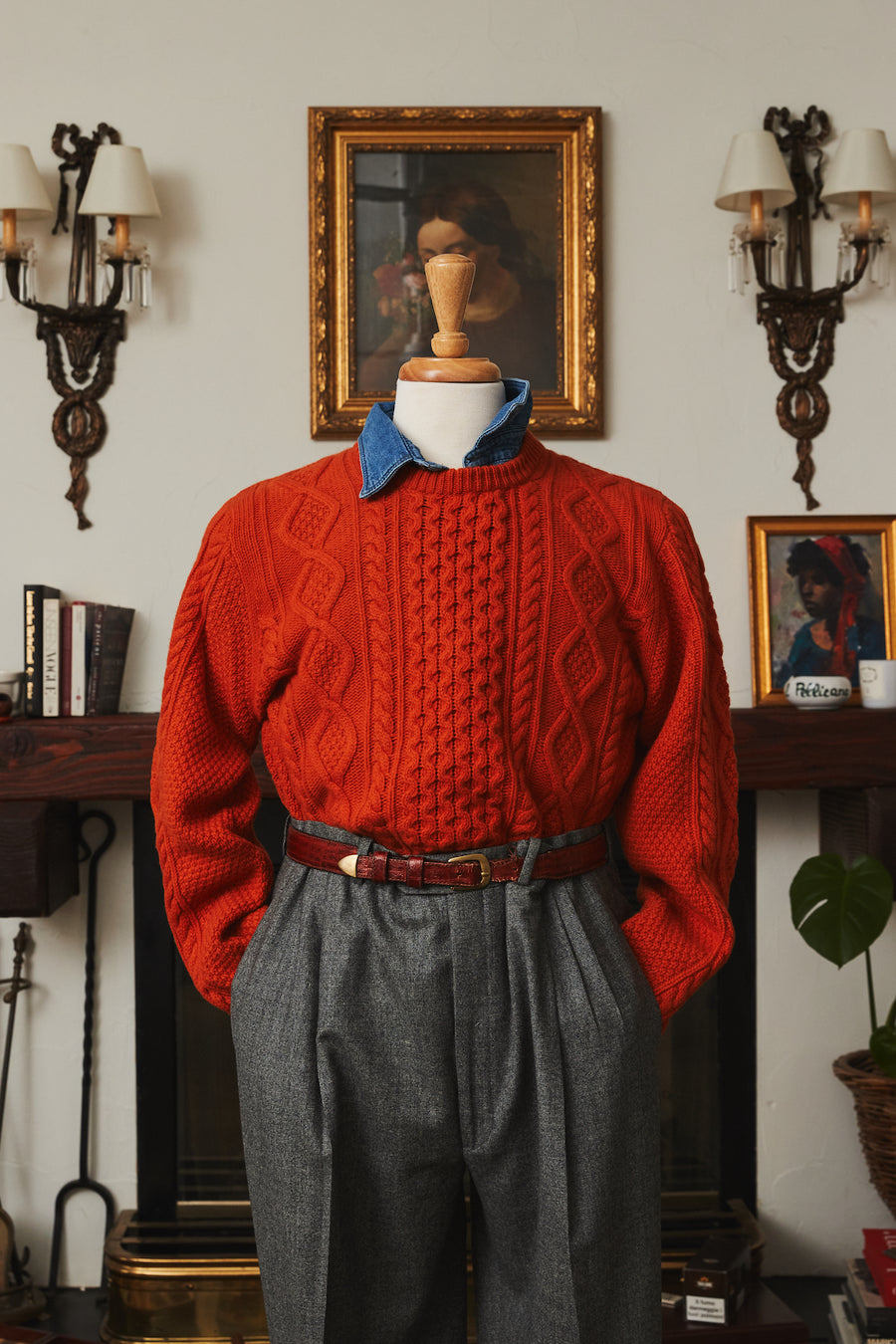 Pescatore Cable-knit Wool Crewneck