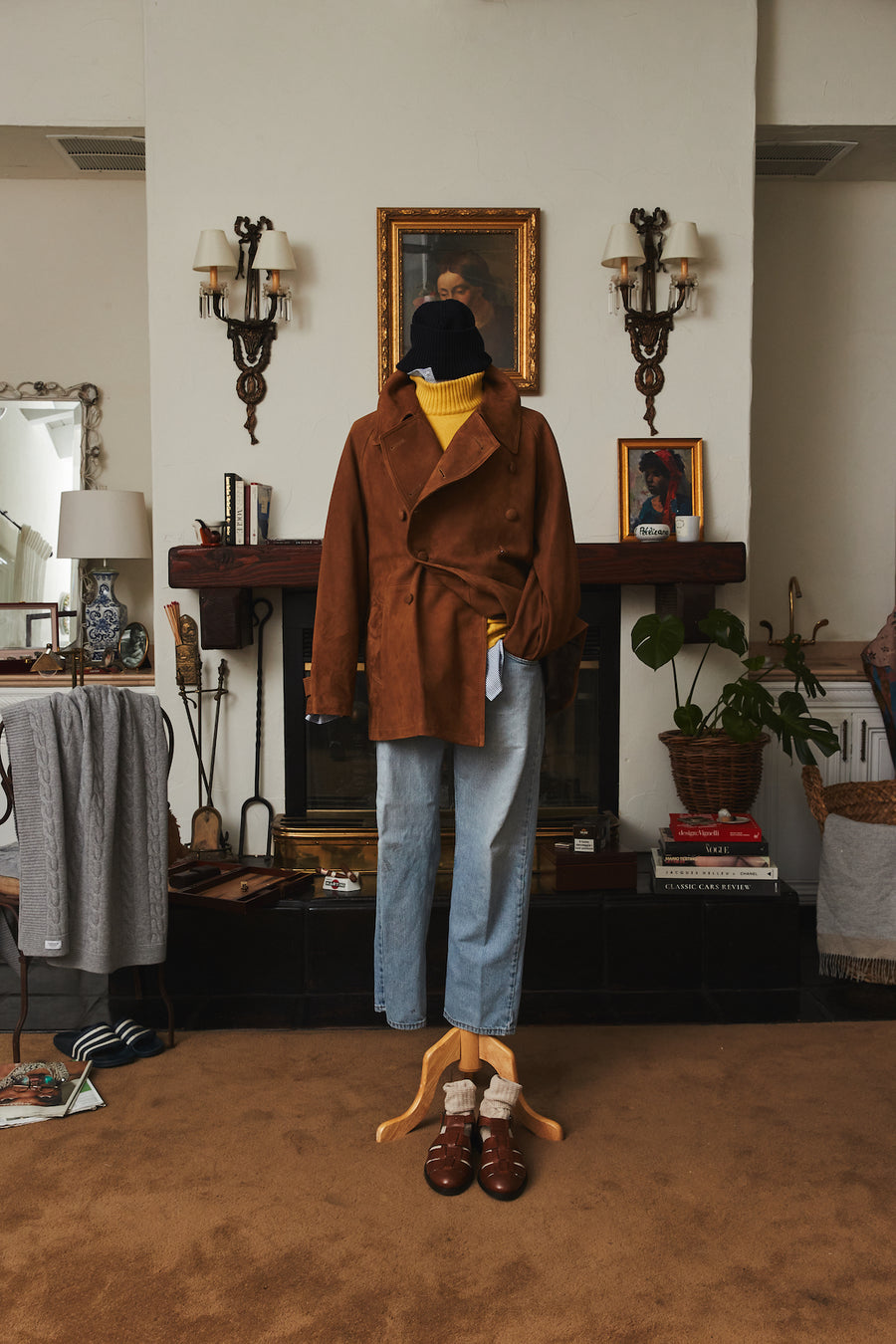 Mozzo Cashmere Mock Neck