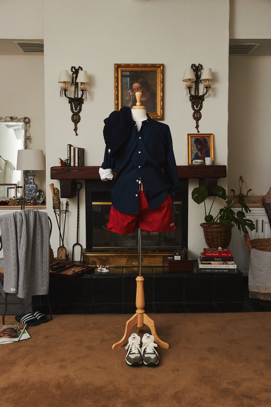 Button Down Cotton-Poplin Shirt