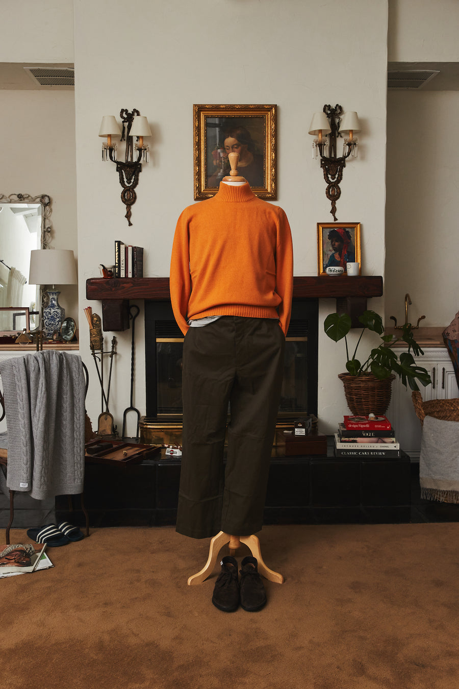 Mozzo Cashmere Mock Neck