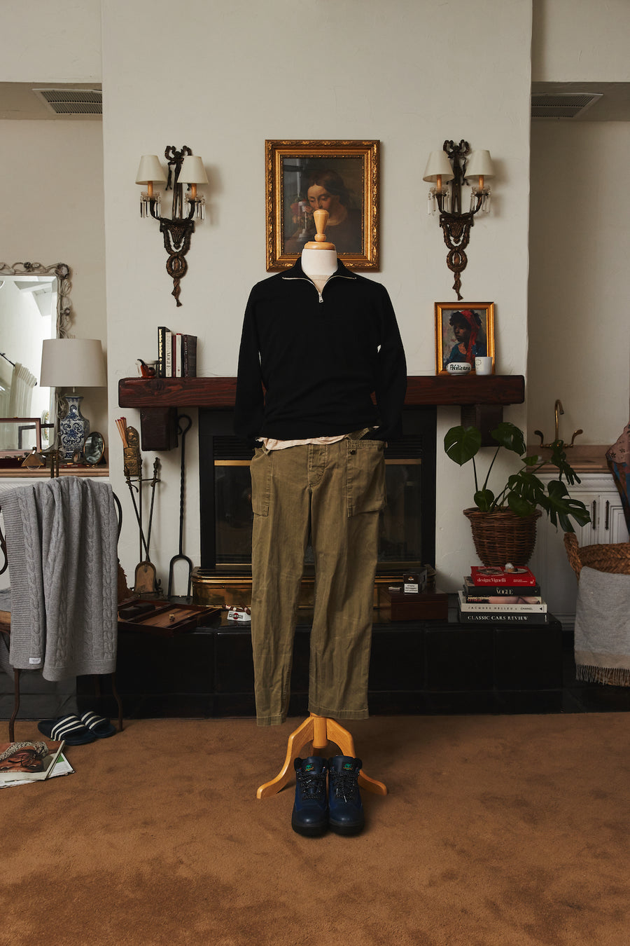 Cashmere Quarter Zip