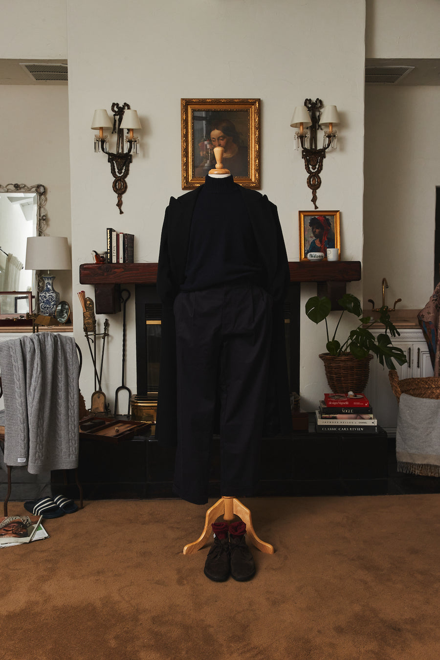 Mozzo Cashmere Mock Neck