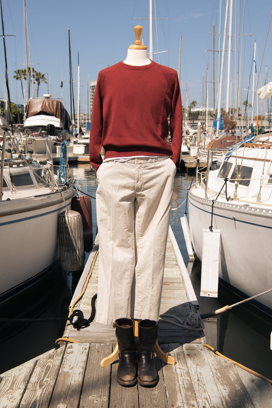 Cotton Raglan Crewneck