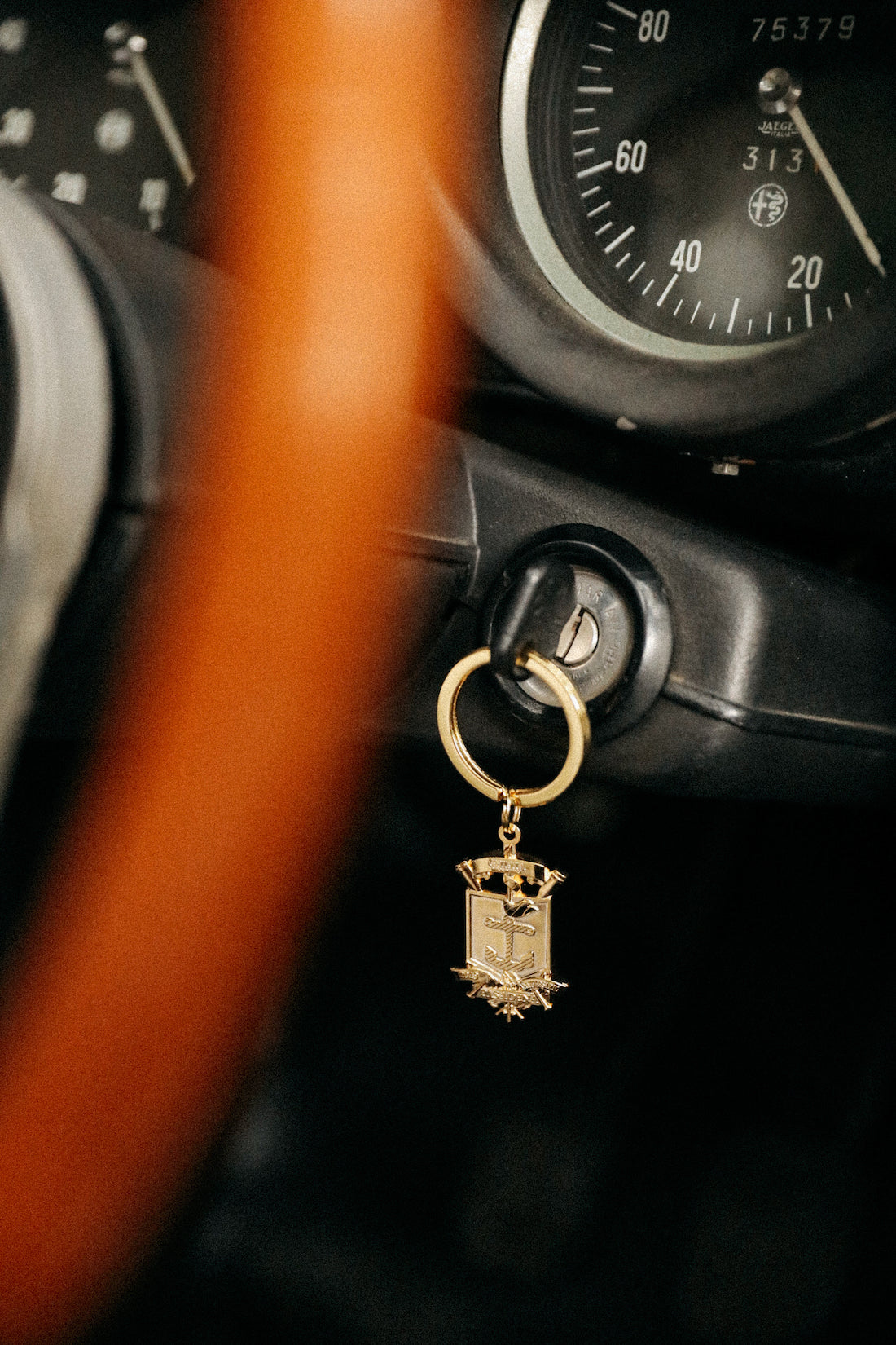 Tyler & Tyler Ghiaia Coat of Arms key chain