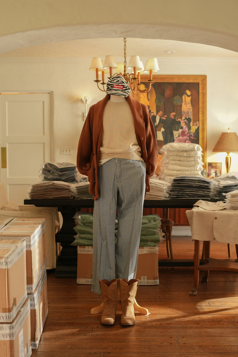 Marinaio Cotton Shawl Collar Cardigan