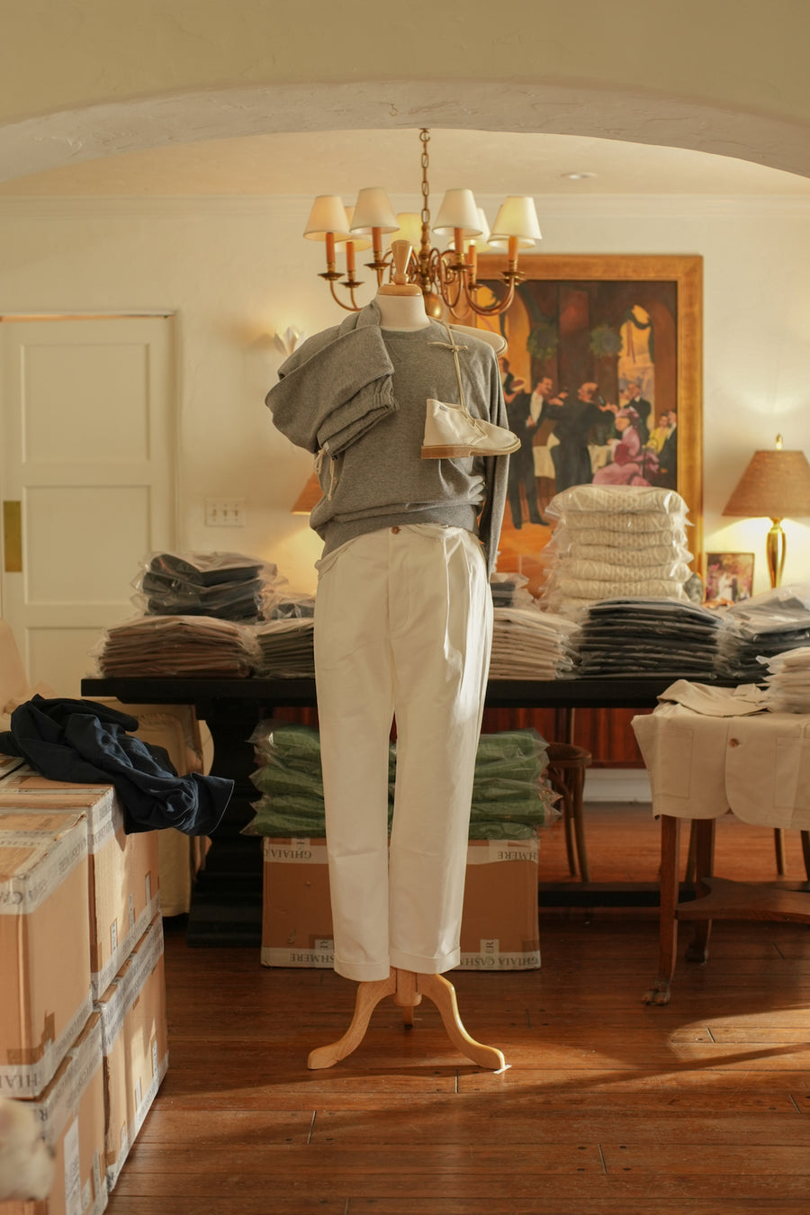 Cashmere Raglan Crewneck