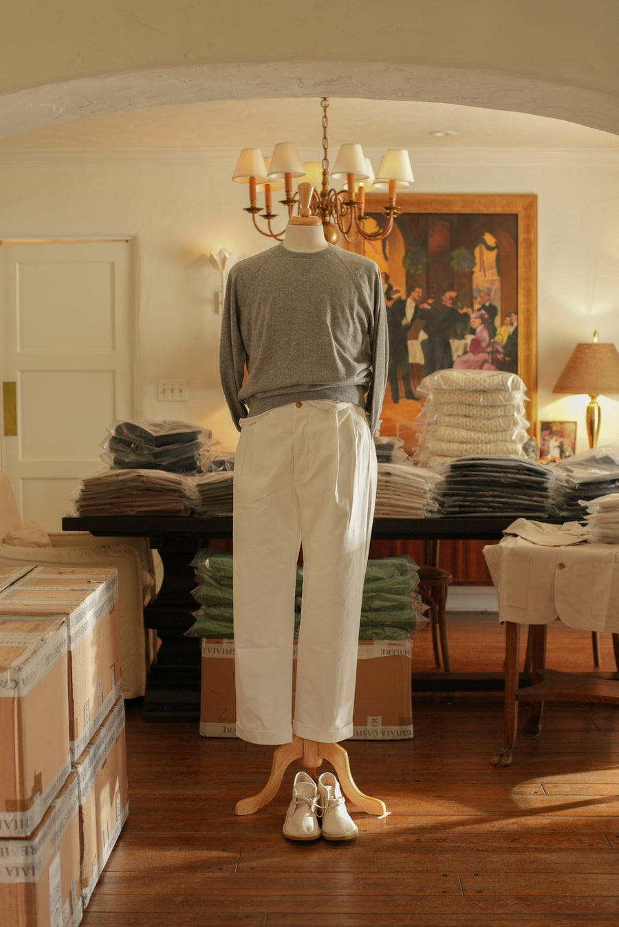 Cashmere Raglan Crewneck