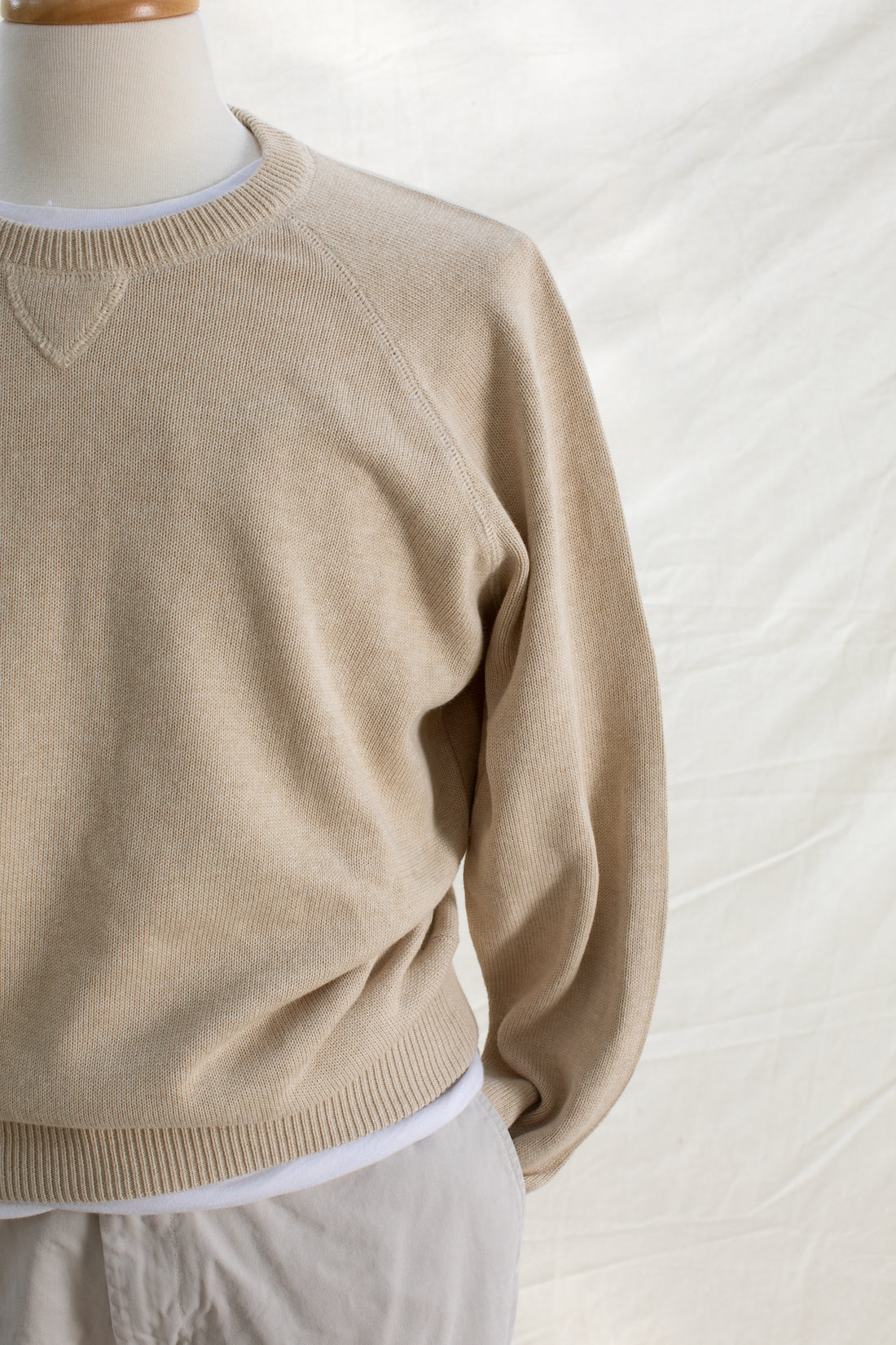 Cotton Raglan Crewneck