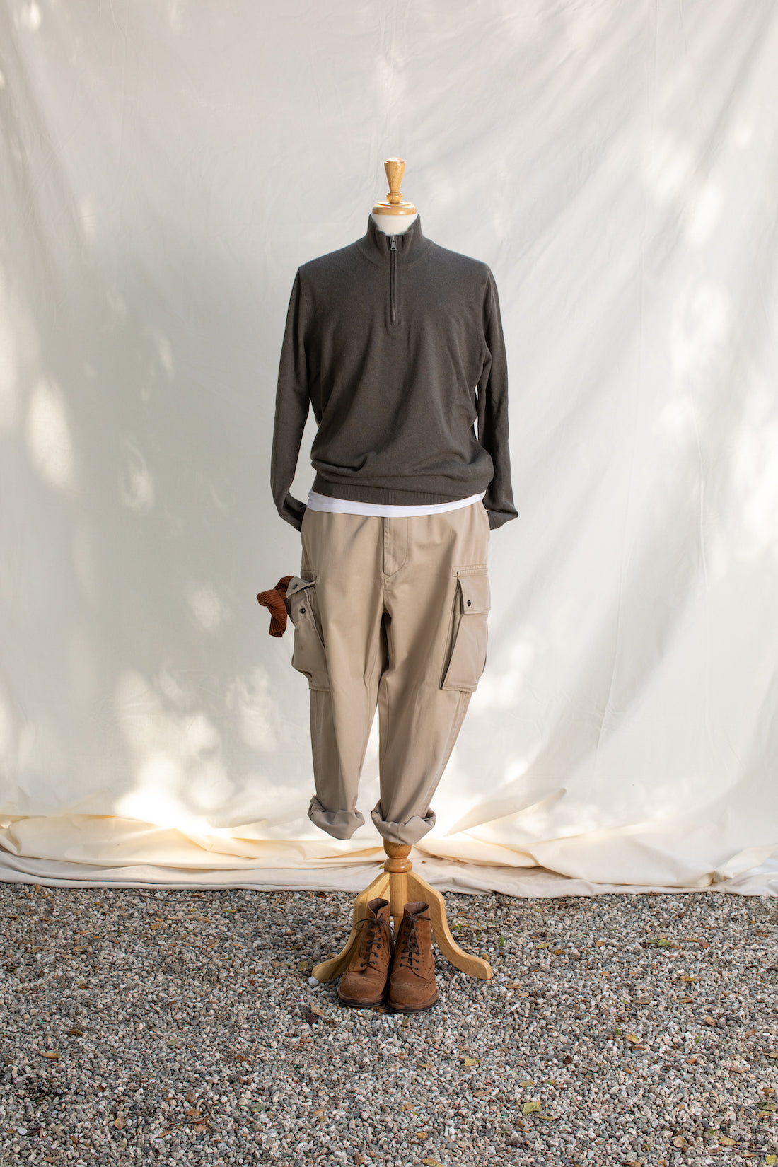 Cashmere Quarter Zip