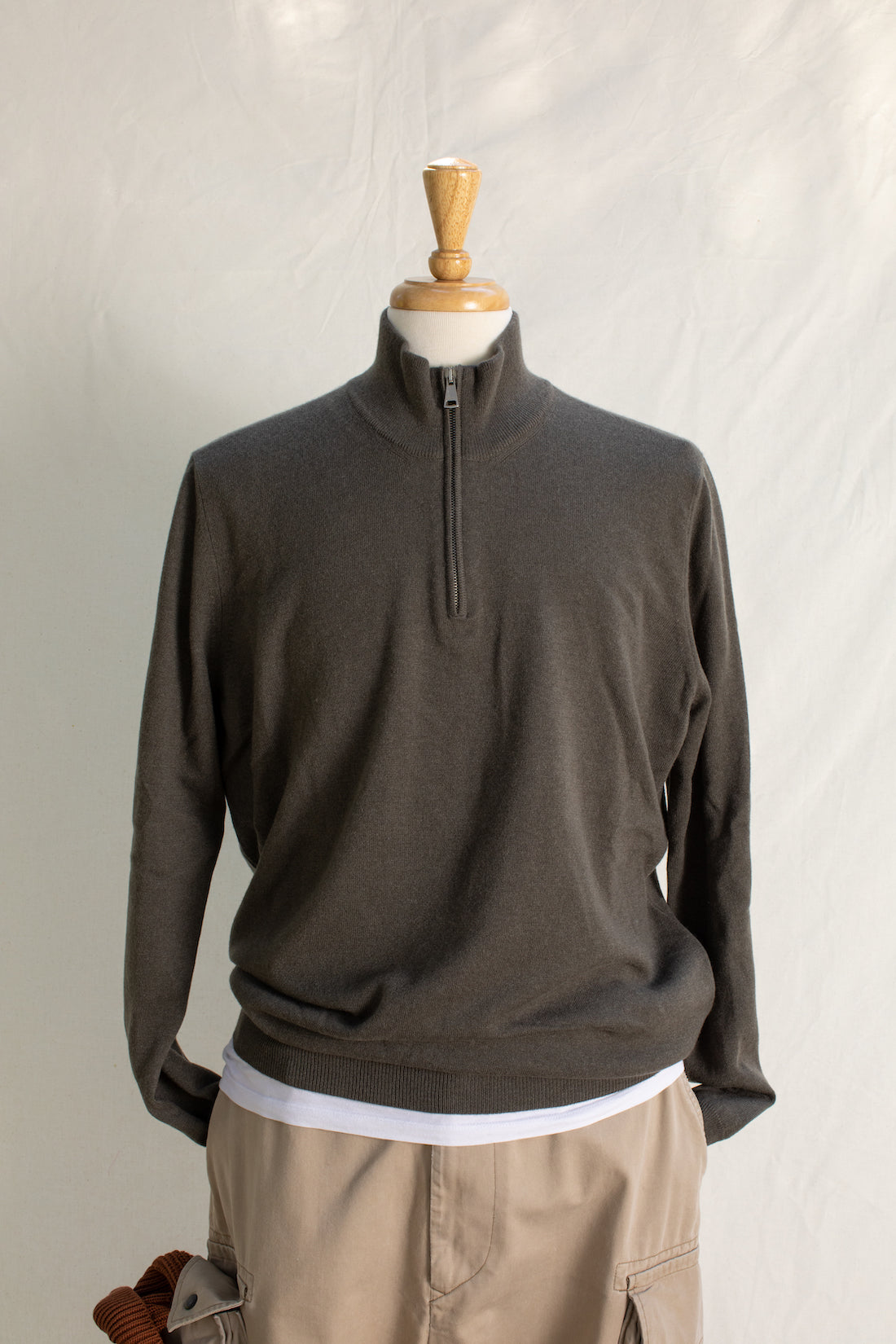 Cashmere Quarter Zip