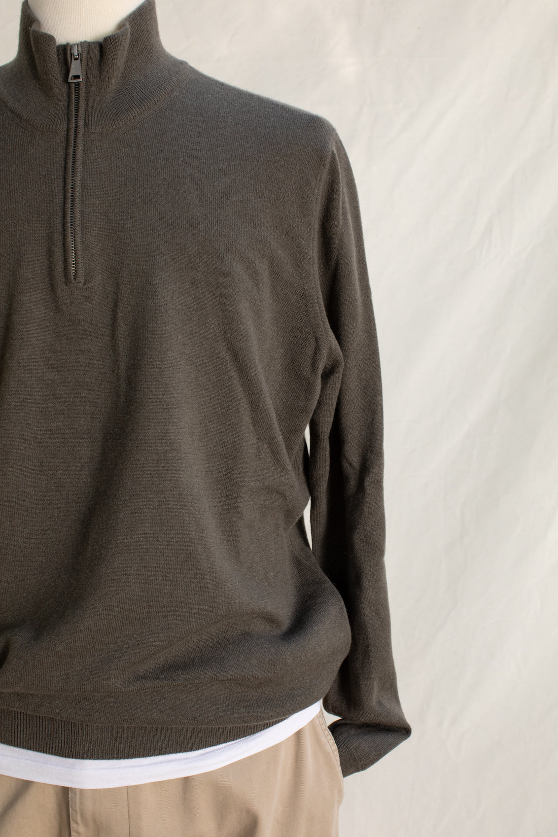 Cashmere Quarter Zip