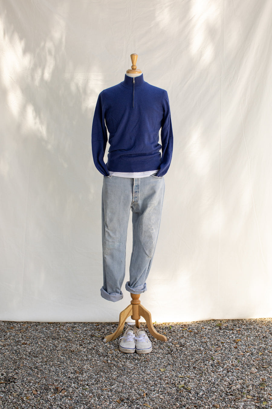 Cashmere Quarter Zip