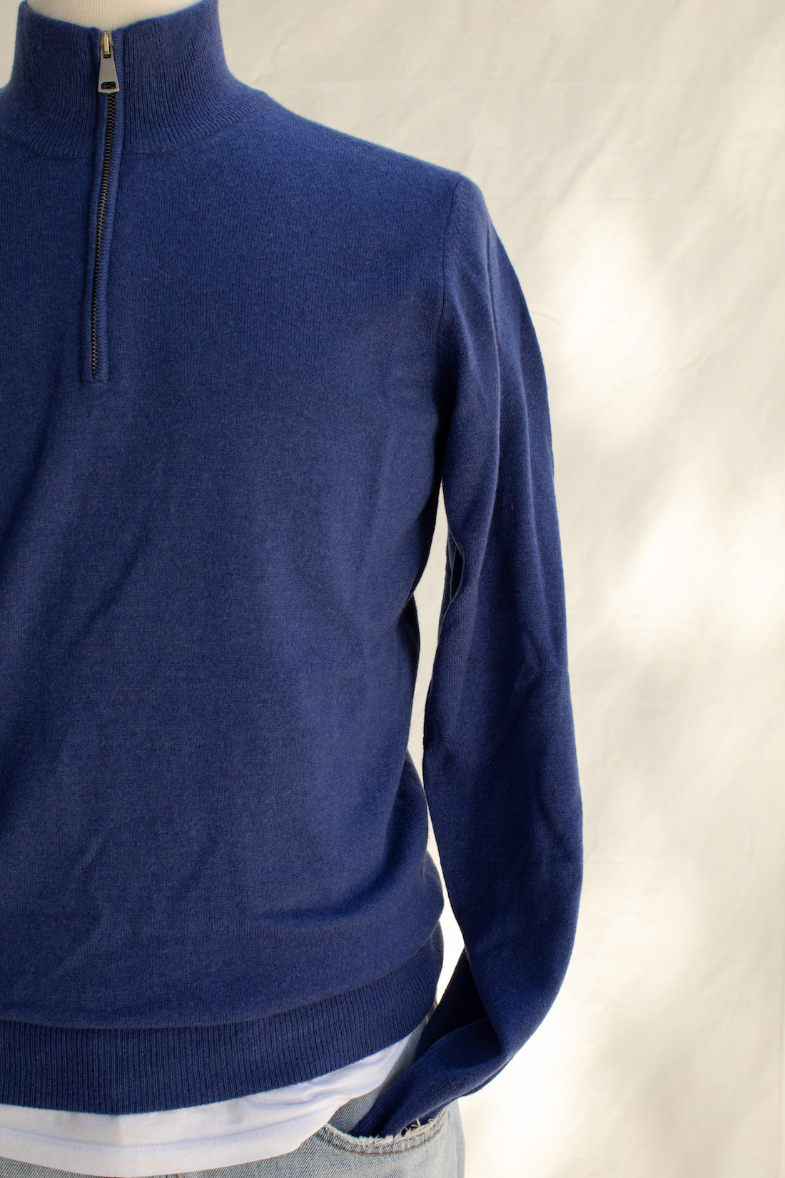 Cashmere Quarter Zip