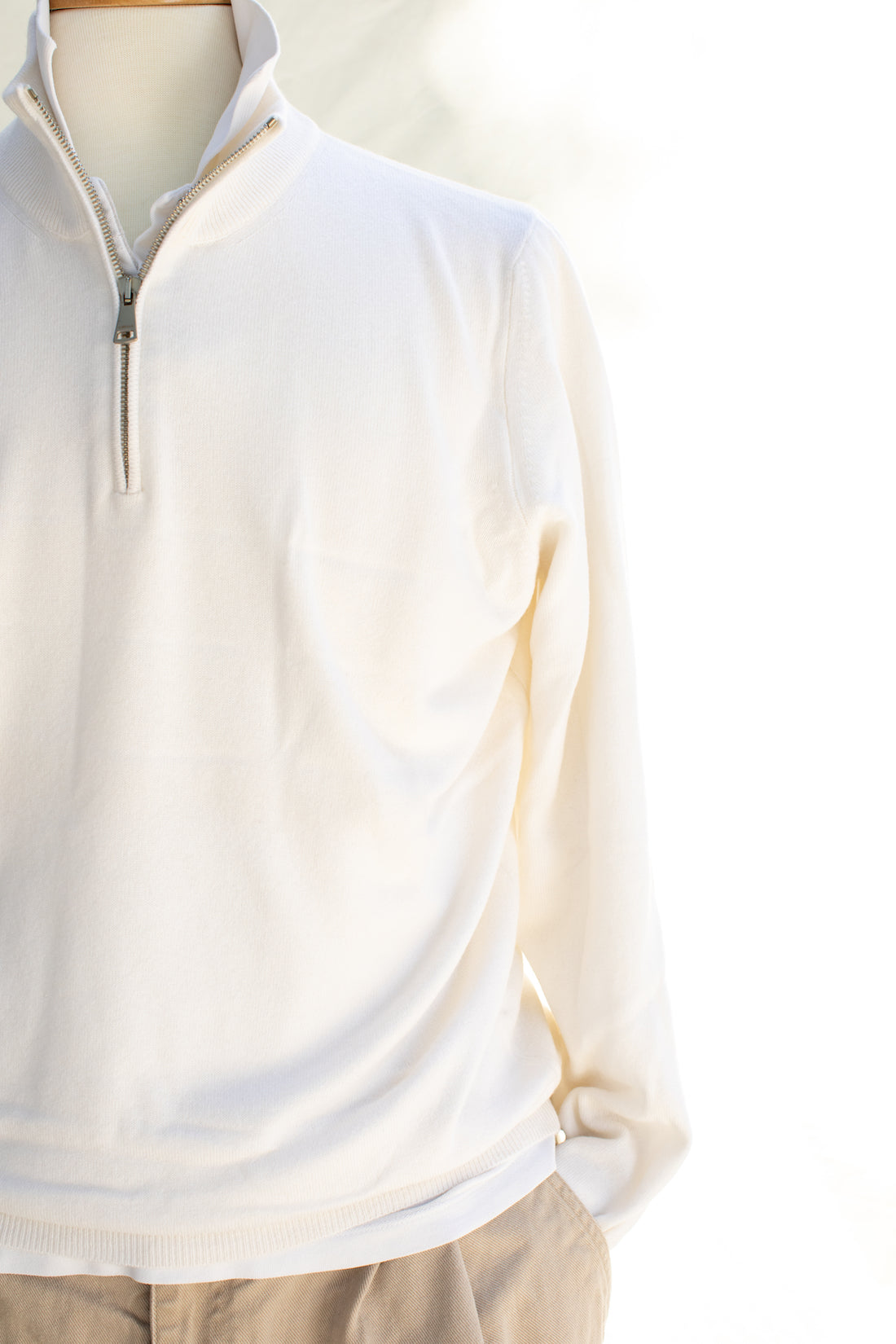 Cashmere Quarter Zip